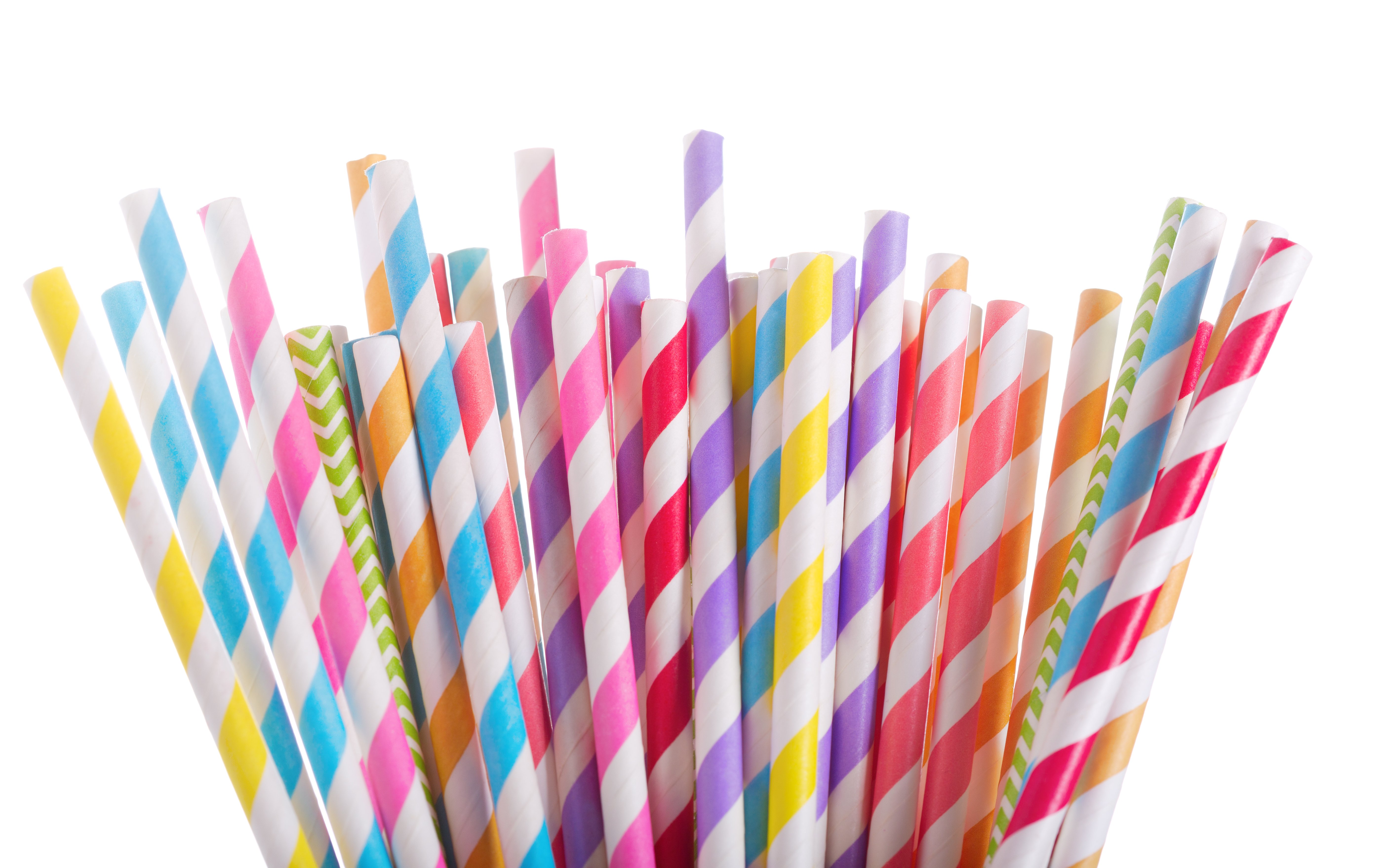 Colorful Eco-Friendly Paper Straws PLA Straws and PP Straws Collection
