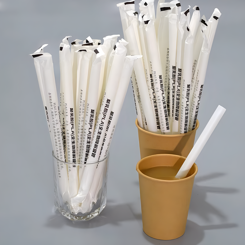 PLA Biodegradable Straws - Eco-Friendly Corn Based Plastic Alternative