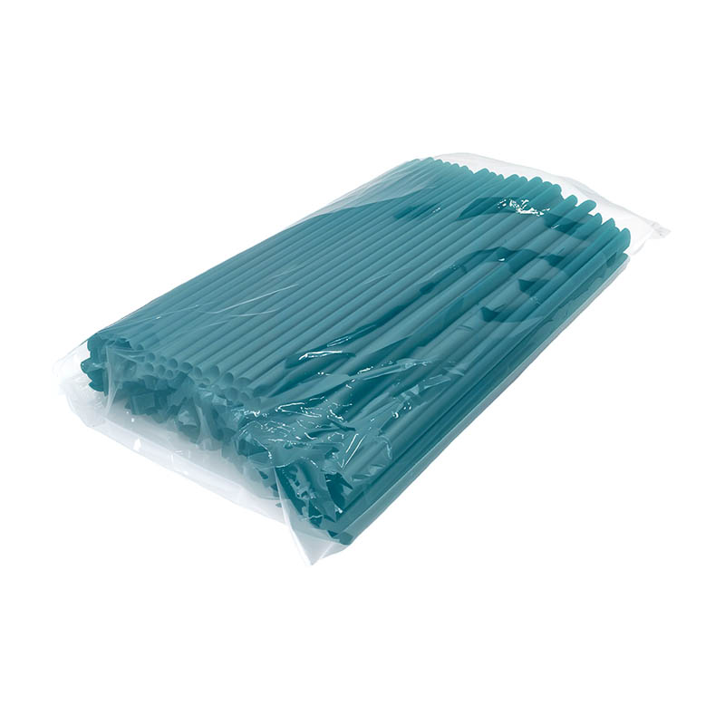 Dark Green Bare PP Straws - Unwrapped Plastic Straws