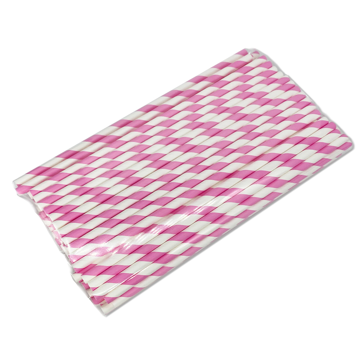 Pink Color Paper Straws - Eco-Friendly Biodegradable